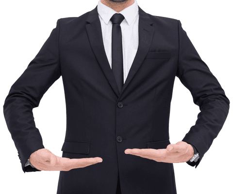 Businessman in Suit Transparent Hold Pose Presenting Object - Download Free Stock Videos Pikwizard.com