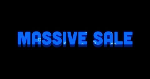 Massive Sale Callout with Swirling Paint Art - Download Free Stock Images Pikwizard.com