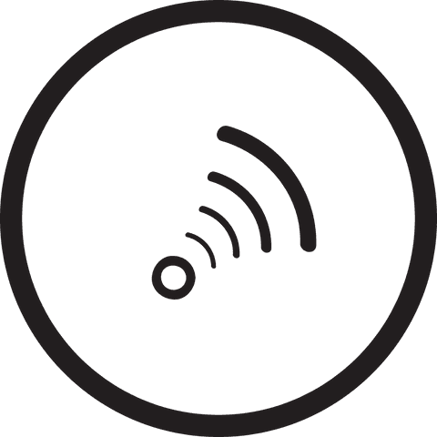 transparent digital network range signal icon - Download Free Stock Videos Pikwizard.com