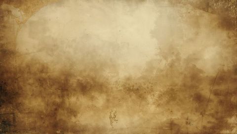Weathered sepia parchment texture with stains and watermarks for vintage backgrounds