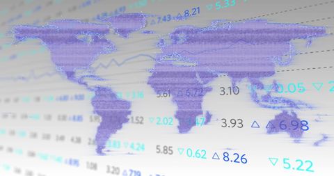 Abstract Global Stock Market Interference Visualization - Download Free Stock Images Pikwizard.com