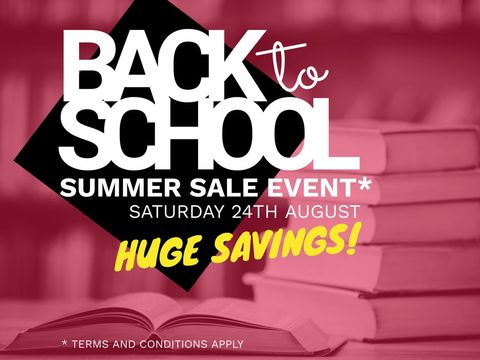 back to school sale promotion with book stack background - Download Free Stock Templates Pikwizard.com