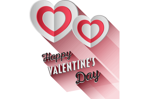 Happy Valentine's Day Vector with Cute Hearts on Transparent Background - Download Free Stock Videos Pikwizard.com