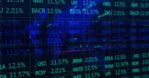 Financial Data Overlaying World Map in Digital Interface - Download Free Stock Images Pikwizard.com