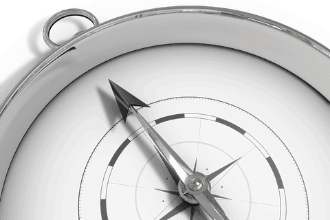 silver compass illustration on transparent background for maps and navigation design - Download Free Stock Videos Pikwizard.com