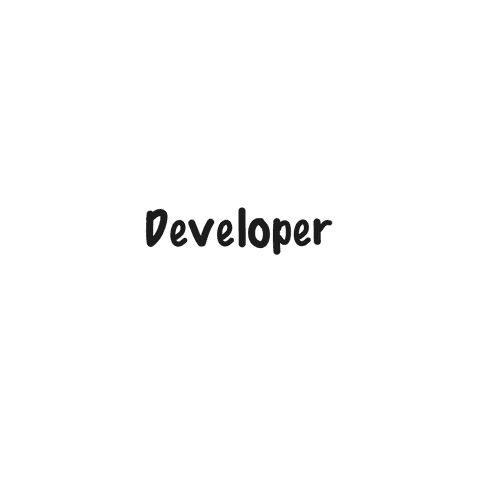 developer text on transparent background elegant design - Download Free Stock Videos Pikwizard.com