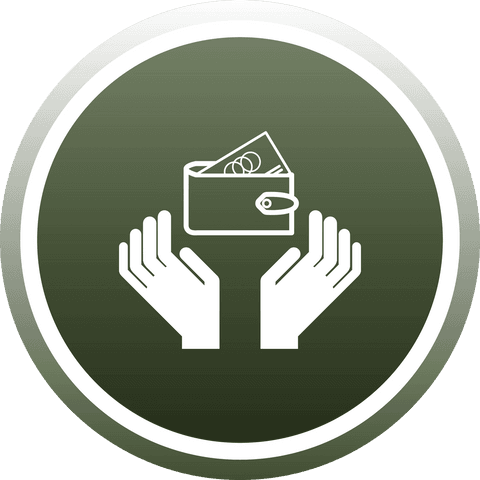 Finance Wallet and Hands Symbols on Transparent Background - Download Free Stock Videos Pikwizard.com