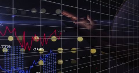 Businesswoman Engaging with Futuristic Financial Data Interface - Download Free Stock Images Pikwizard.com