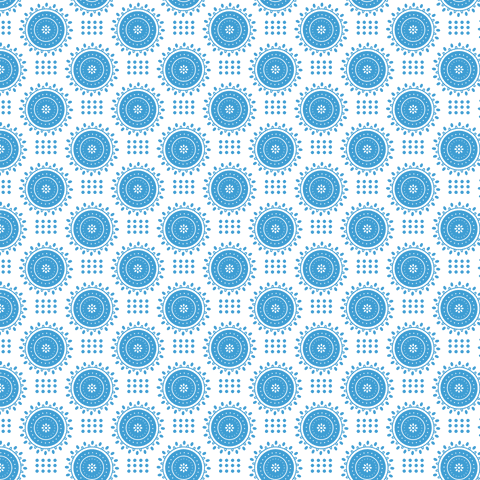Transparent Blue Geometric Flower Pattern Vector - Download Free Stock Videos Pikwizard.com