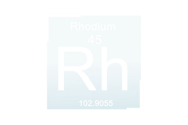 Rhodium Chemical Element Card on Transparent Background Vector Illustration - Download Free Stock Videos Pikwizard.com