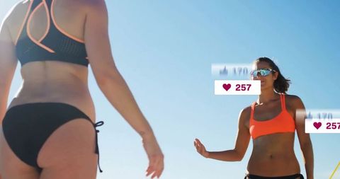 Beach Fun with Summer Vibes and Social Media Engagement