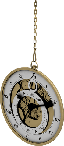 transparent vintage gold pocket watch hanging on chain - Download Free Stock Videos Pikwizard.com