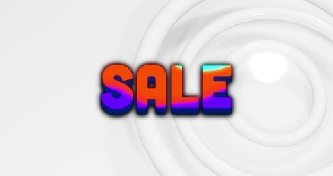 vibrant 3d sale text on abstract white background - Download Free Stock Images Pikwizard.com