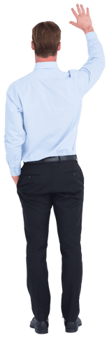 transparent image of businessman waving farewell - Download Free Stock Videos Pikwizard.com