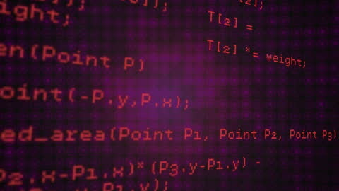 Dynamic Animation of Data Processing Sequence on Black Interface