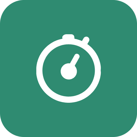 Transparent Stopwatch Icon on Green Background - Download Free Stock Videos Pikwizard.com