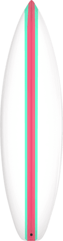 colorful surfboard isolated on transparent background - Download Free Stock Videos Pikwizard.com