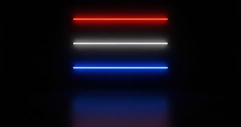 Minimalist Neon Bars Pulsing in a Dark Studio