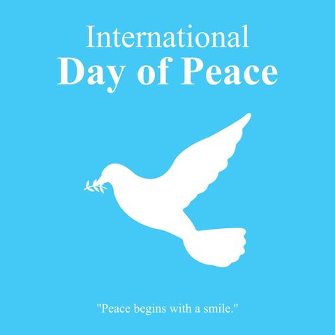 International Day of Peace Celebration with Dove Illustration - Download Free Stock Templates Pikwizard.com