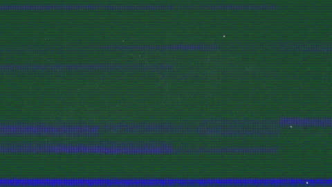 Glitch Effect on Digital Screen Depicting Data Errors