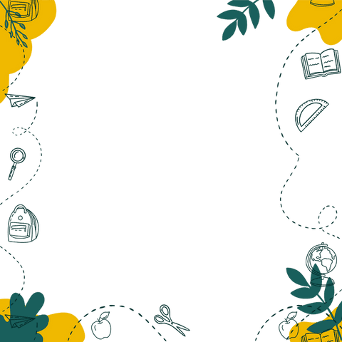 Transparent Background with Playful School Supply Frame Design - Download Free Stock Videos Pikwizard.com