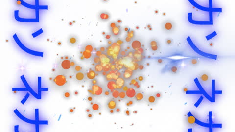 Dynamic Geometric Light Patterns on Abstract Background