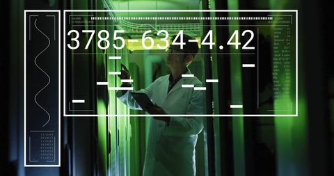 Data Analysis and Science Technology in Server Room - Download Free Stock Images Pikwizard.com