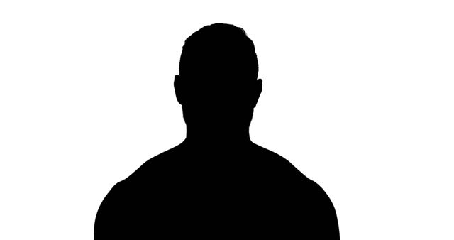 Silhouette of Anonymous Person on White Background - Download Free Stock Images Pikwizard.com