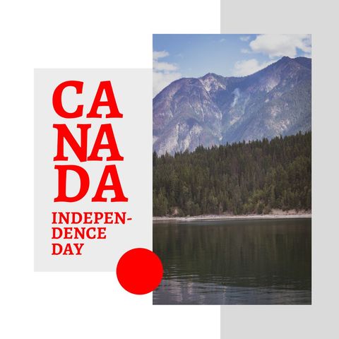 canada independence day celebration scenic landscape design - Download Free Stock Templates Pikwizard.com