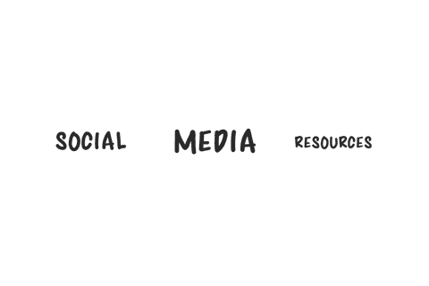 creative word art of social media resources on transparent background - Download Free Stock Videos Pikwizard.com