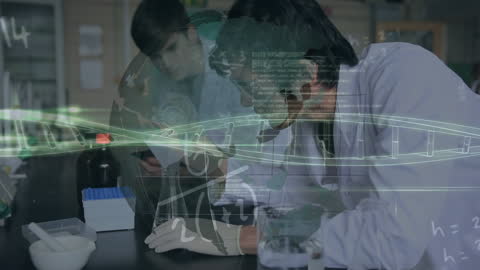 Scientists Experimenting with Advanced DNA Analysis in Laboratory