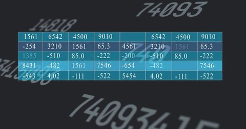 Digital Data Processing Matrix with Virtual Interface - Download Free Stock Images Pikwizard.com