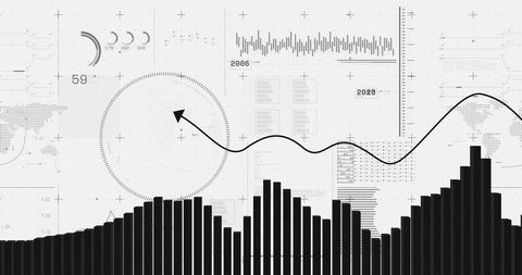 Global Financial Data and Analytics Concept with Rising Arrow - Download Free Stock Images Pikwizard.com