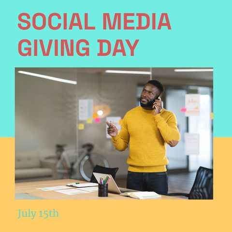 Professional Consulting on Social Media Giving Day - Download Free Stock Templates Pikwizard.com