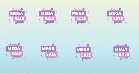 Colorful Mega Sale Promotional Background with Retro Design - Download Free Stock Images Pikwizard.com
