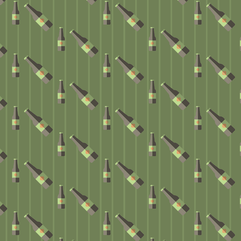 Seamless Beer Bottles Pattern with Transparent Background - Download Free Stock Videos Pikwizard.com
