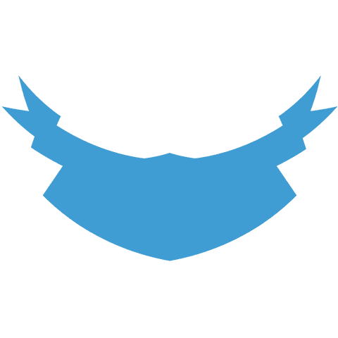 Blue Badge Icon with Copy Space on Transparent Background - Download Free Stock Videos Pikwizard.com