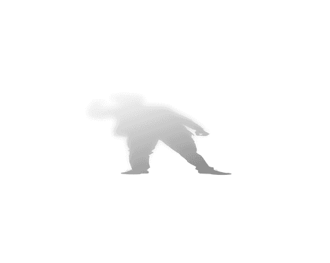 transparent silhouette of person in dynamic pose - Download Free Stock Videos Pikwizard.com