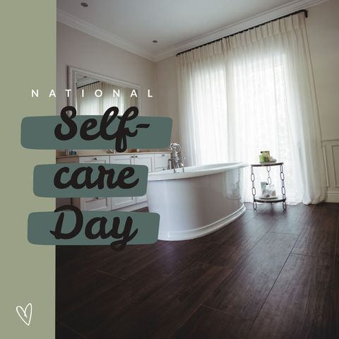 Modern bathroom emphasizing self-care and relaxation