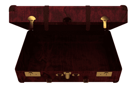 open brown suitcase on transparent background - Download Free Stock Videos Pikwizard.com