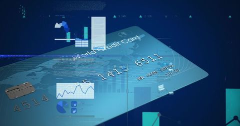 Digital Financial Data Processing With Global Connectivity Concept - Download Free Stock Images Pikwizard.com