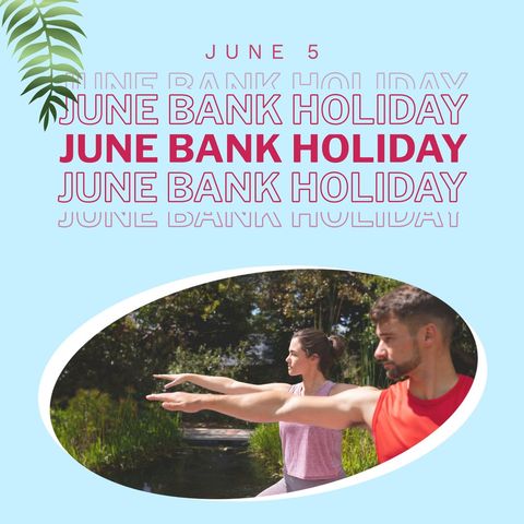 Young Couple Celebrating June Bank Holiday with Outdoor Fitness