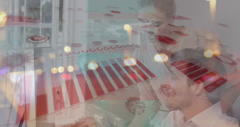 Data Processing Overlay on Business Team Collaboration