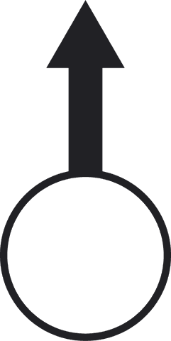 Vector Circle with Upward Pointing Arrow on Transparent Background - Download Free Stock Videos Pikwizard.com