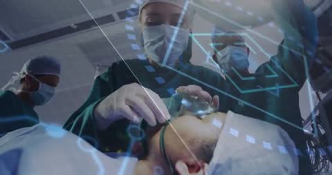 Surgical Team Administers Anesthesia with Advanced Technology