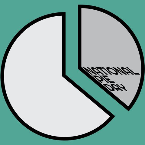 clever pie chart design celebrating national pie day - Download Free Stock Templates Pikwizard.com