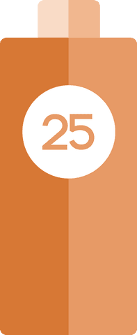 stylized tangerine bottle with number on transparent background - Download Free Stock Videos Pikwizard.com