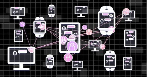 global ai network connecting multiple devices illustration - Download Free Stock Images Pikwizard.com