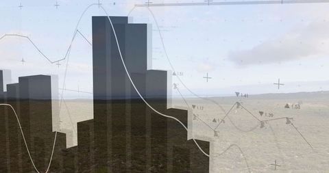 Data Visualization Combines Nature and Finance Concepts