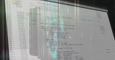 Sql commands displayed with data center reflection